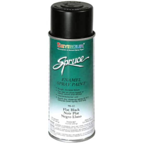 Seymour Of Sycamore 98-10 Spruce General Use Spray Paint; Flat Black SEY-98-10 - main